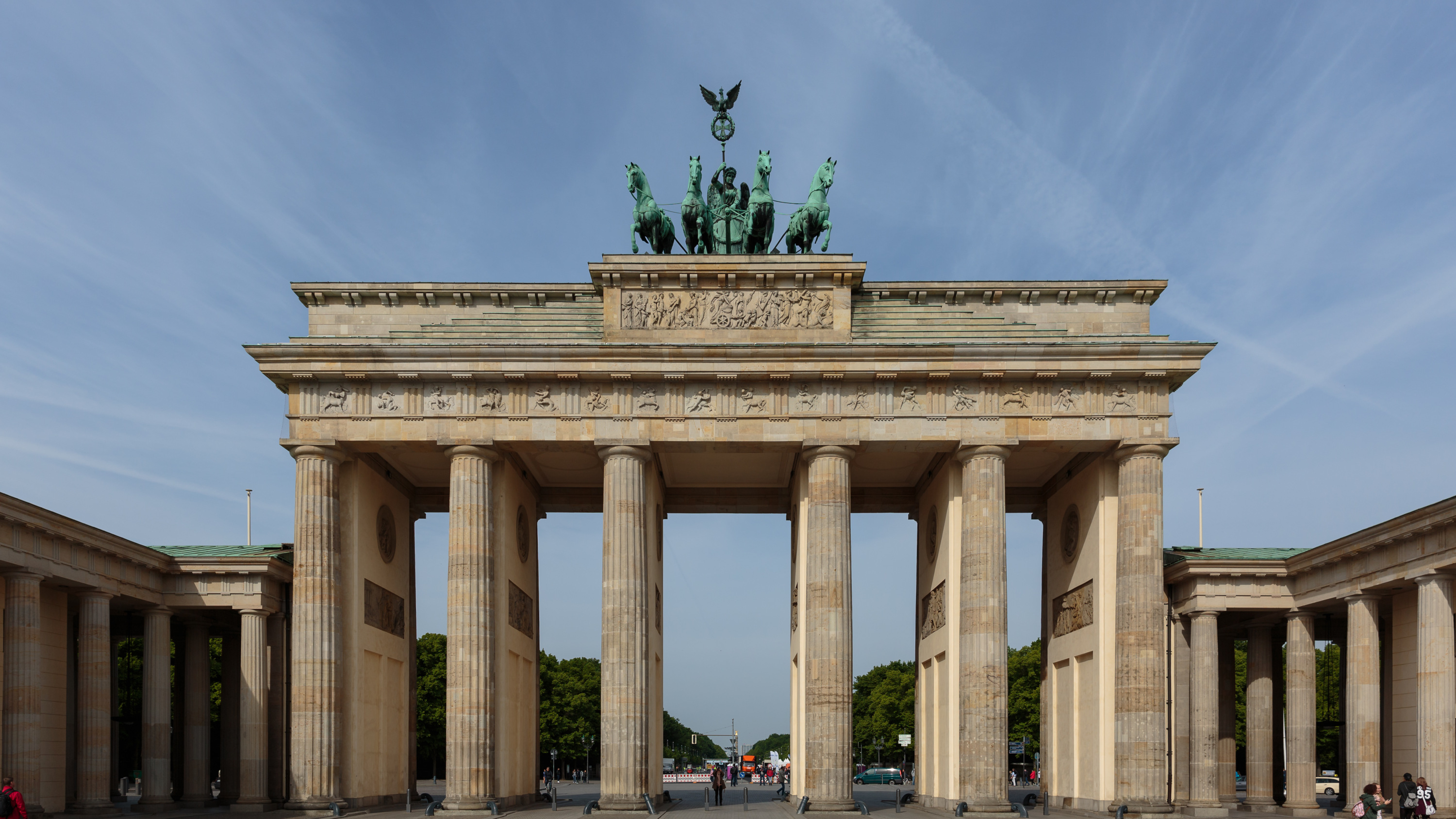 De Brandenburger Tor in Berlijn