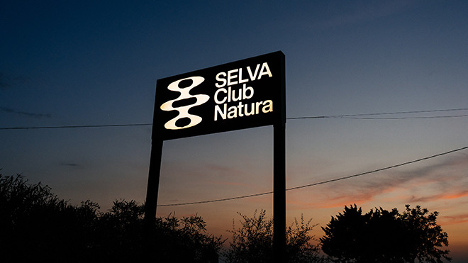 La pista all'aperto di SELVA con un albero al centro